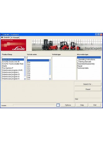  Linde Truck Expert 2014.12 (Repair Manuals for Linde forklift trucks)